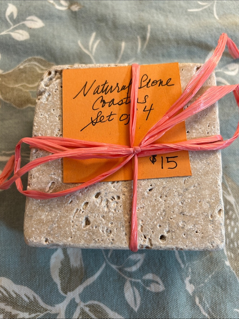 Handmade Natural Stone Coasters